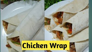 Chicken Wrap 🌯| Chicken Tortilla wrap quick and easy recipe by @sabhaquickrecipe