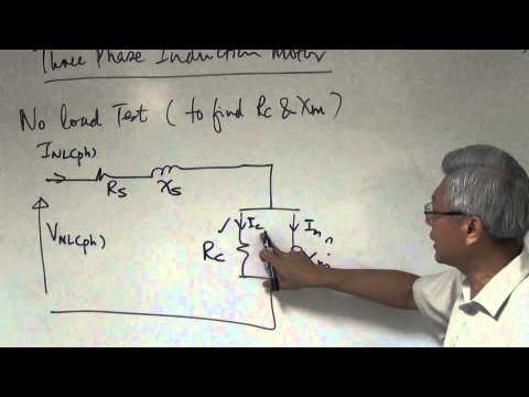 Induction Motor No Load Test