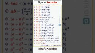 Maths formula
