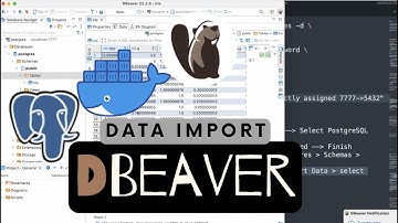 #Docker | DBeaver 🦫 for Data Import | #PostgreSQL #DBeaver #Database #디비버