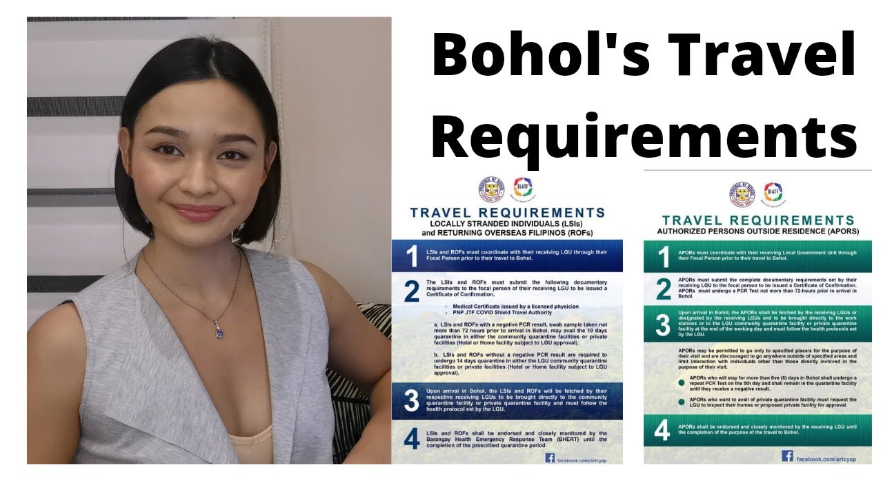 Bohol's Travel Requirements (Feb 10, 2021) YouTube