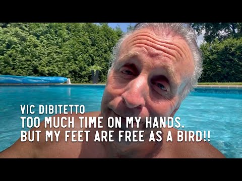 Too much time on my hands. But my feet are free as a bird!!