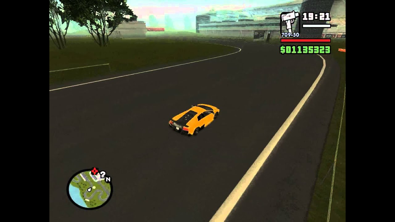 GTA: SA - Lamborghini Murcielago LP670-4 SV on F1 Chinese Circuit