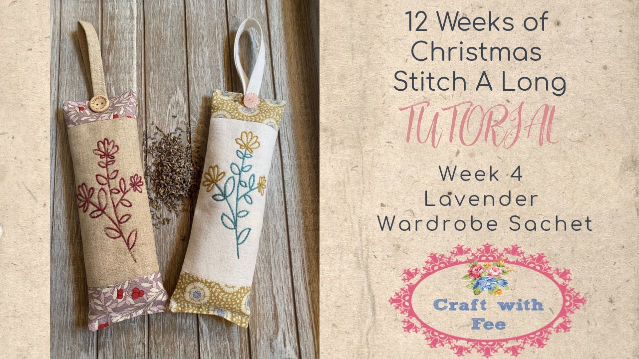 12 недель рождественского совместного пошива - Ароматический саше для гардероба - Лаванда - Недел...