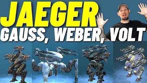 War Robots (BR): New robot Jaeger + New Weapons: Gauss, Weber and Volt. You Snipers Will Love This.