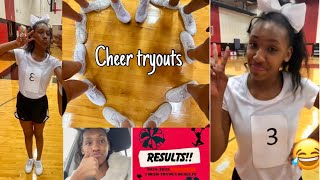 HIGHSCHOOL CHEER TRYOUTS VLOG *freshman year*