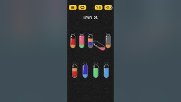 Soda Sort Puzzle Level 26 Walkthrough