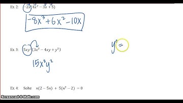 4-5 Multiplying Polynomials by Monomials