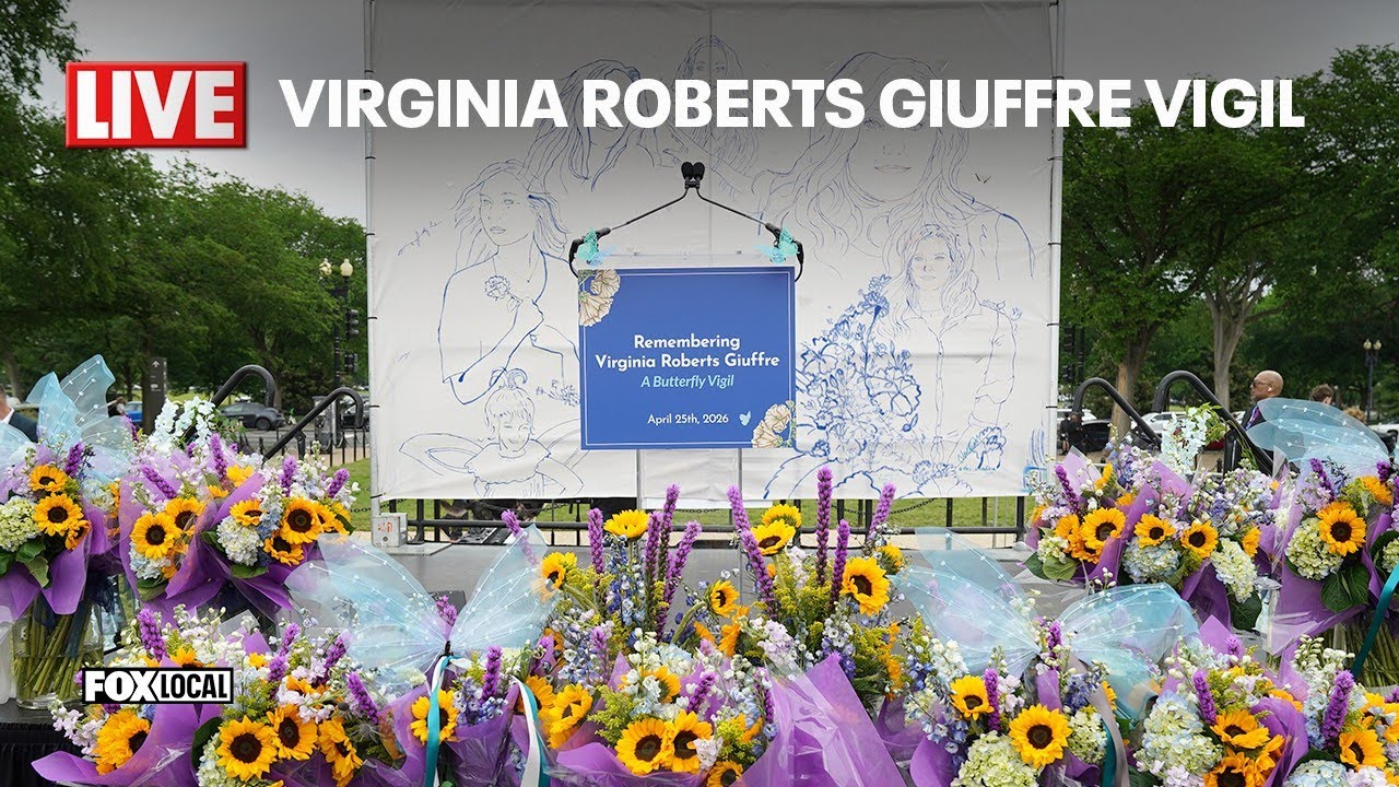 LIVE: Virginia Roberts Giuffre vigil