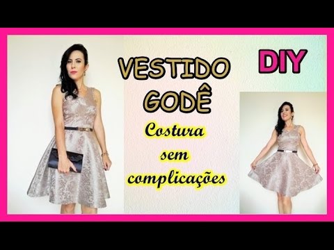 Vestido Godê - costura fácill - YouTube