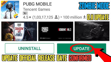 PUBG Mobile 0.11 All Official Updates with Confirm Release Date is Here  😍 | PUBG Mobile Update ✔