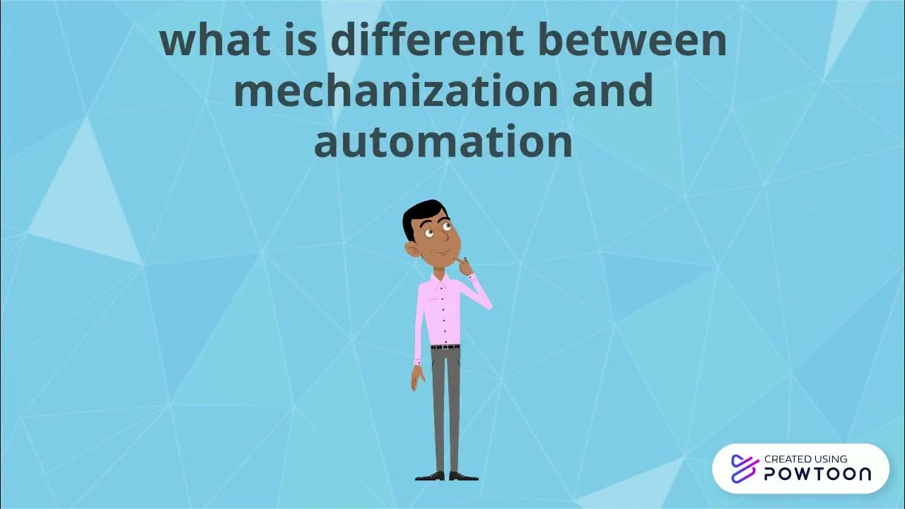 mechanization and automation - YouTube
