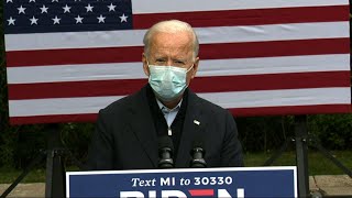 Biden urges Americans: 'Be patriotic,' wear masks