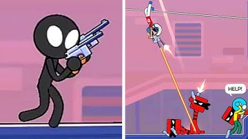 Stickman Trigger Gameplay Walkthrough (Android, iOS) Part 3