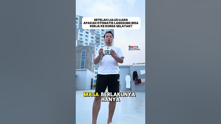 Lulus ujian apakah langsung bisa kerja ke korea?!!! #kerjadikorea #koreadisekitarmu #tkikorea