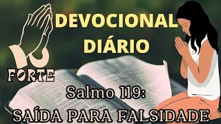 Meditação Devocional do Livro de Salmos: Salmo 119: Saída para Falsidade