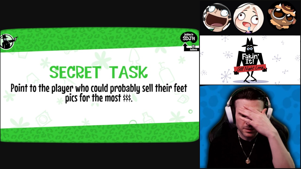 This Jack Box Game is ACTUALLY Insane - Fakin' it - with Nogla, Clover, & Emerome