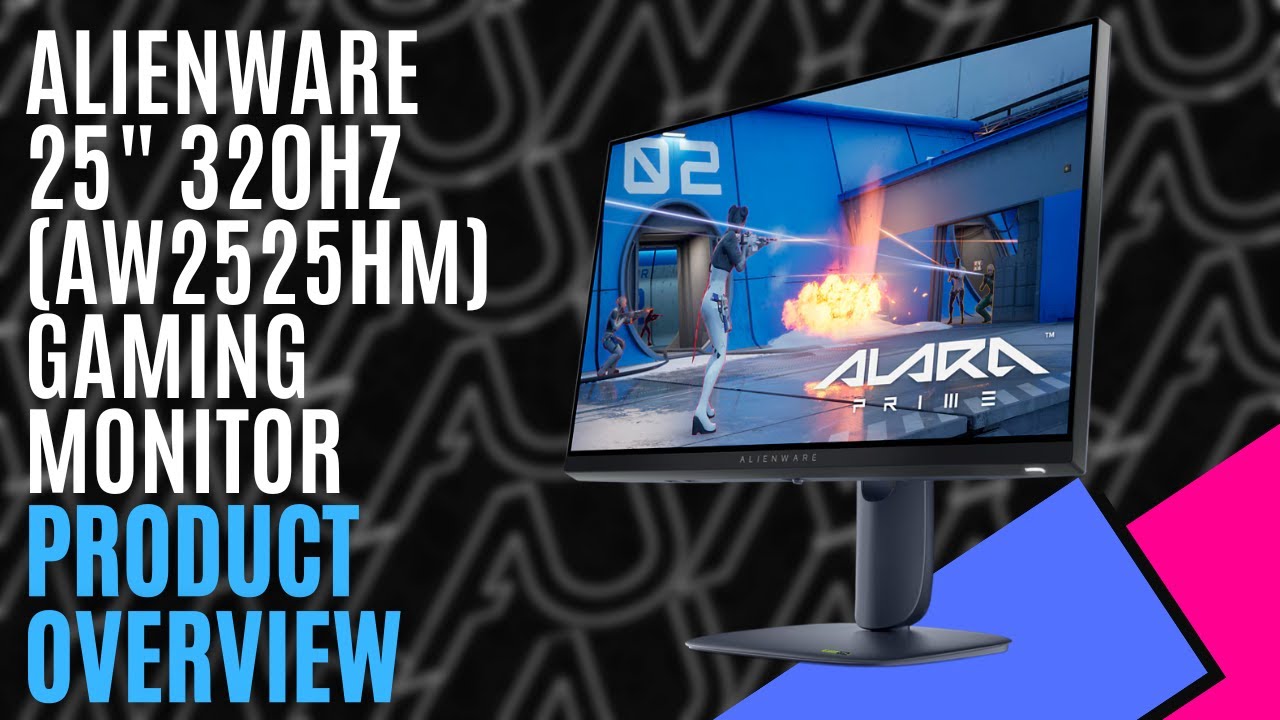 Alienware 25" 320Hz (AW2525HM) Gaming Monitor (Hardware) - Review 6 YouTube player