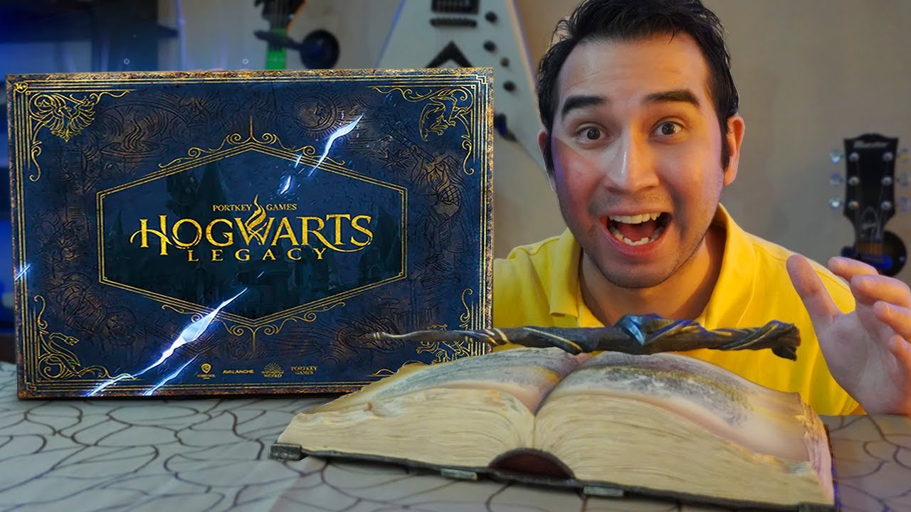 Hogwarts Legacy Edicion Coleccionista Unboxing *La Varita Flota*
