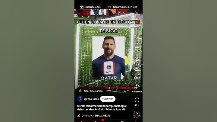 ya lo pare en el verdadero goat