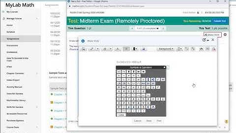 Show Work Feature in MyMathLab