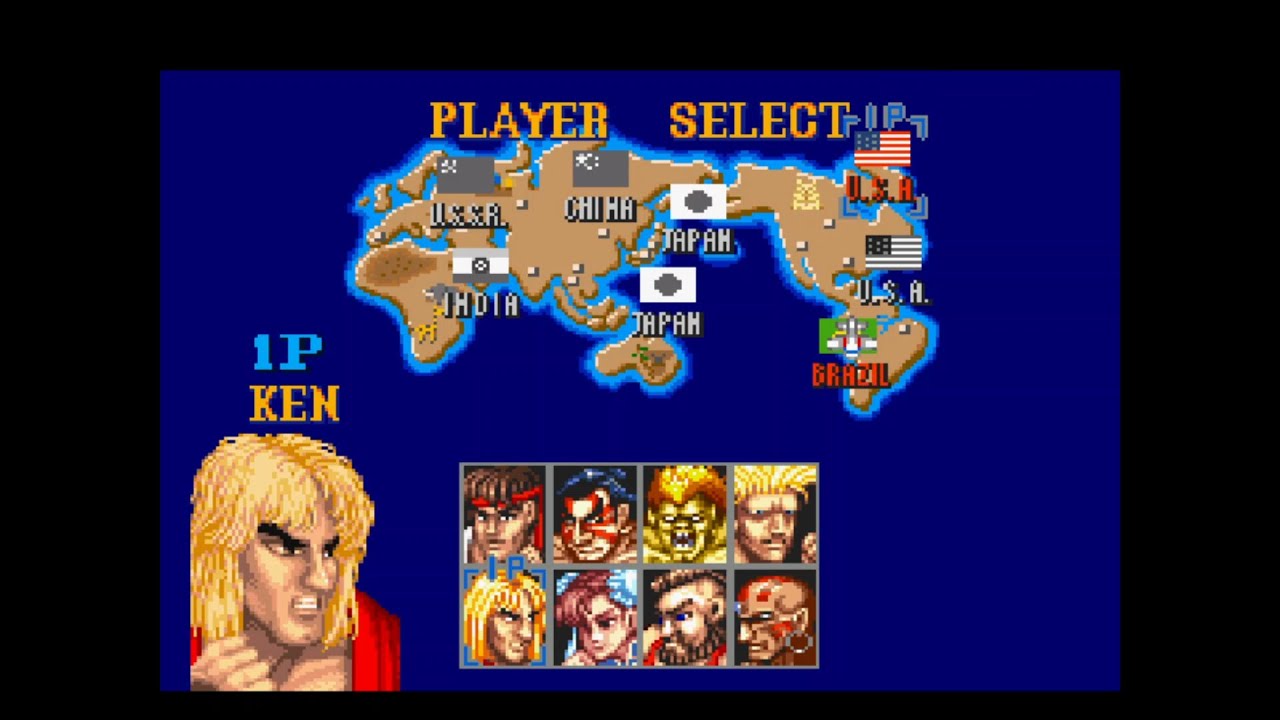 Street Fighter 2 - Ken Masters Gameplay | The Flame of Victory!