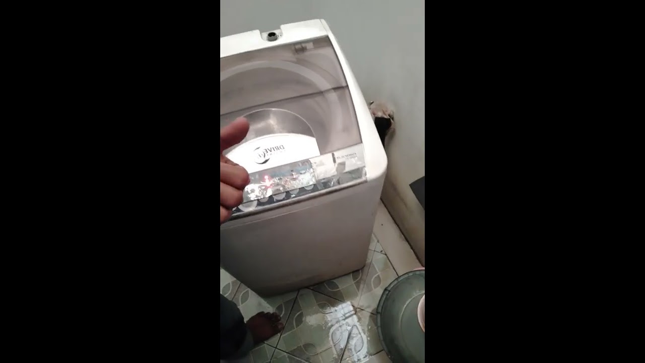 Cara memperbaiki mesin cuci 1 tabung merk panfila ( error