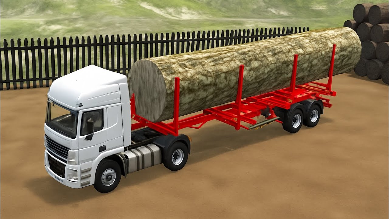 Wood Trip – Real Truck Game Transport Wood Simulator 2025