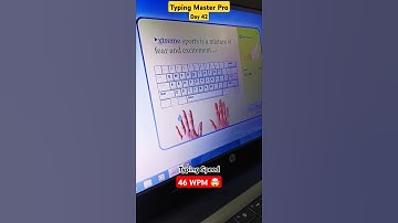 46 WPM 😮Typing Speed | English Typing Test | Typing Master #typing #typingtest #ARP_0101