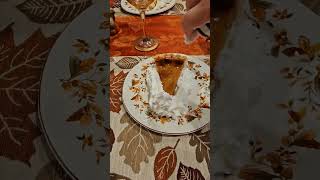 the only way to eat pumpkin pie 🥧