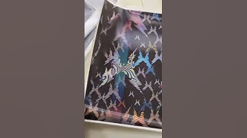 100LPI soft TPU lenticular printing with animation effect for clothes and garments