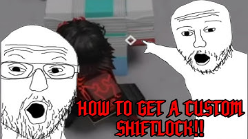 HOW to get a CUSTOM shiftlock icon on roblox [Tutorial]