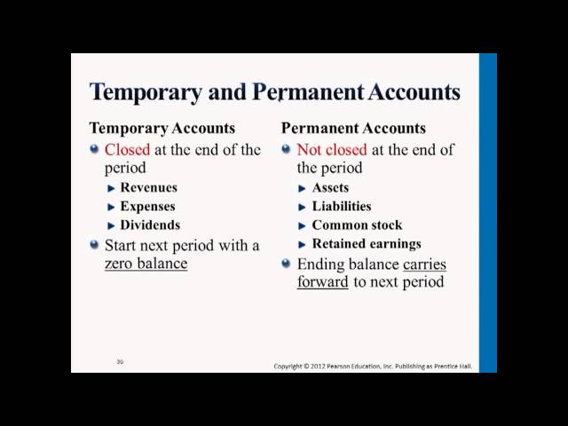 Temporary vs Permanent Accounts - A Quick Guide