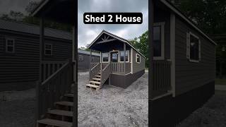 PERFECT cabin shed 2 house conversion!👌🏼 #shorts