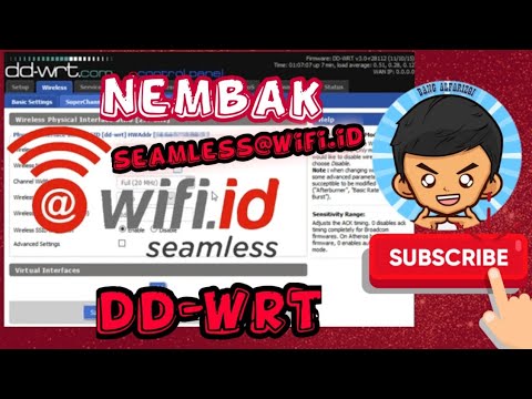 cara nembak seamless@wifi.id - DD-WRT - YouTube