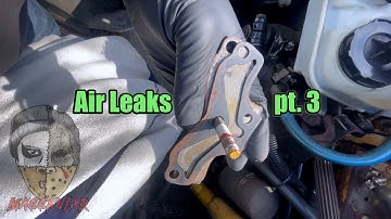 air leak pt.3 /air compressor unloader kit install and removal. #semitruck  #owneroperator #diy