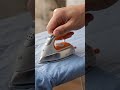 Tiny Iron vs Wrinkled Clothes 👕 #asmr #shorts
