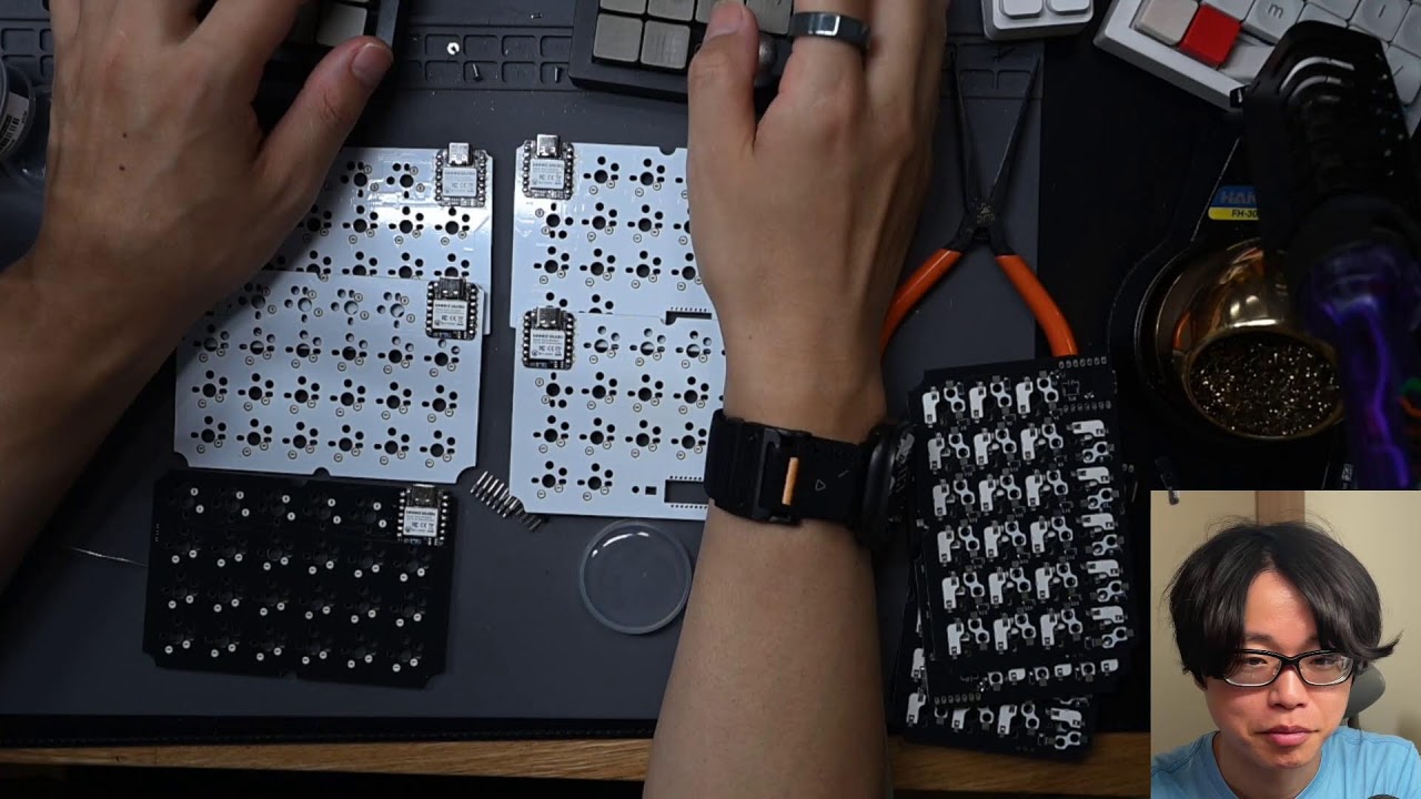作る】分割キーボードminimal-keysの組み立てと新しい基板が届いたから