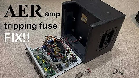 AER Compact Mobile 60 amp blowing fuse tripping electrics. FIX