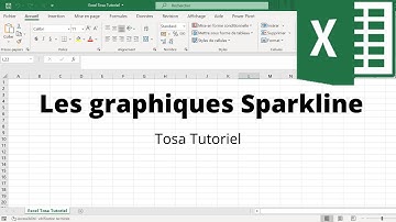 Comment utiliser les Graphiques Sparkline avec Excel 2020 - Excel - TOSA 2016