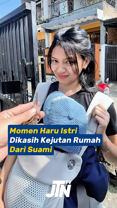 Momen Haru Suami Beri Kejutan Rumah Baru ke Istrinya, Semoga Berkah ya!!