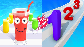 Juice Run.VS Number Master- All Levels SpeedRun Gameplay Android iOS Ep2