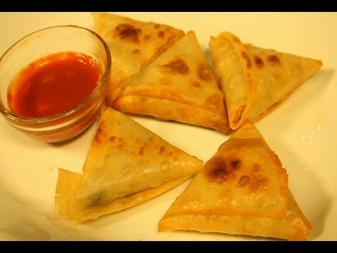 Cheese & Jalapeno Samosa | Vegetable Cheese Samosa Recipe | Indian Snack Recipe | Cheese Triangles | India Food Network