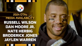 Wilson, Moore Jr., Herbig, Jones, Warren Media Availability (May 29) | Pittsburgh Steelers