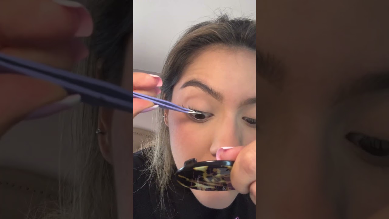 Wispy Cat eye lash clusters tutorial✨ 