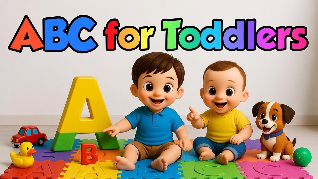ABC Song for Toddlers | Learn ABC Alphabet A to Z | Kids Nursery Rhymes ...