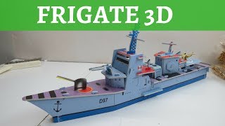 FRIGATE WAR SHIP 3D PUZZLE