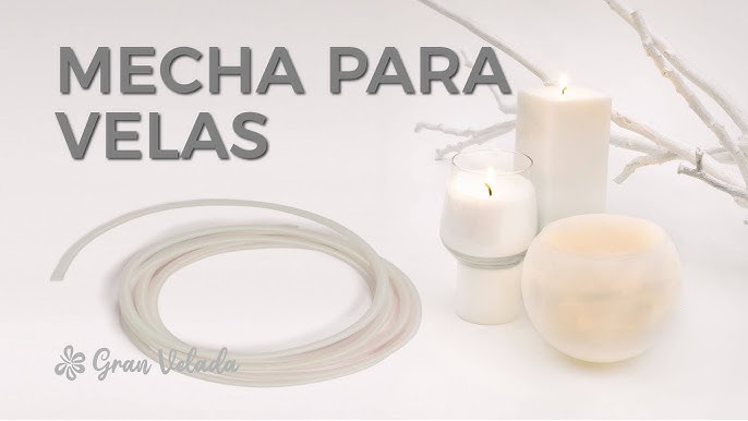 Como encerar una mecha para hacer velas en casa