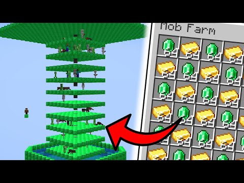 Building the Most EXPENSIVE Mob Farm – 100 by 100 Minecraft