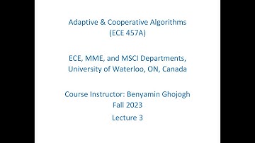 Adaptive & Coop. Algo., F23(3): Simulated Annealing, Particle Swarm Optimization, Genetic Algorithm